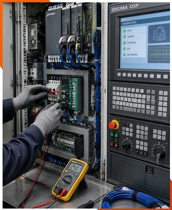 Ремонт систем ЧПУ Okuma OSP в Набережных Челнах