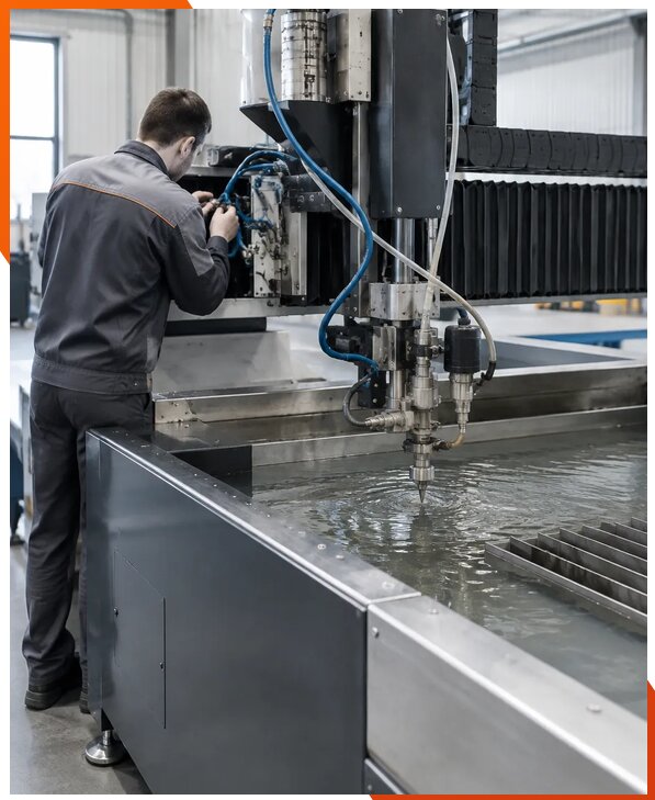 Монтаж и пусконаладка гидроабразивных станков в Набережных Челнах