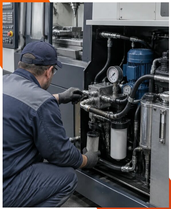 Обслуживание гидравлики станков в Набережных Челнах